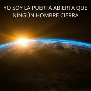 yo soy la puerta abierta